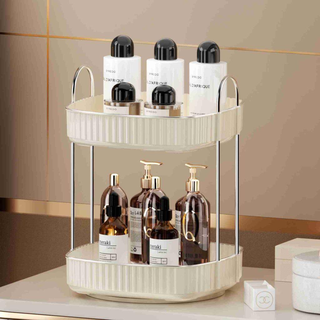 Rotating Cosmetics Rack